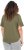 Ulla Popken Beaded Short Sleeve Graphic Tee Olive - Trykket T-skjorter for dame - 