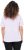 Ulla Popken Abstract Animal Print Short Sleeve Tee Lavender - Trykket T-skjorter for dame - 