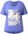 Ulla Popken Lady Of The Moon Short Sleeve Graphic Tee Lavender - Trykket T-skjorter for dame - 