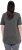 Ulla Popken Essential Front Pleat Tee Graphite Grey - T-skjorter - 