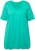 Ulla Popken Essential Front Pleat Tee Turquoise Green - T-skjorter - 