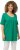 Ulla Popken Essential Front Pleat Tee Emerald Green - T-skjorter - 