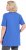 Ulla Popken Essential Front Pleat Tee Peacock Blue - T-skjorter - 