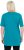 Ulla Popken Essential Front Pleat Tee Teal - T-skjorter - 