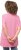 Ulla Popken Essential Front Pleat Tee Light Pink - T-skjorter - 