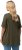 Ulla Popken Essential Notch Neck Stretch Tee Forest Green - T-skjorter - 