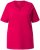 Ulla Popken Essential Notch Neck Stretch Tee Dark Raspberry - T-skjorter - 