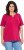 Ulla Popken Essential Notch Neck Stretch Tee Dark Raspberry - T-skjorter - 