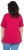 Ulla Popken Essential Notch Neck Stretch Tee Dark Raspberry - T-skjorter - 