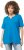 Ulla Popken Essential Notch Neck Stretch Tee Sapphire Blue - T-skjorter - 