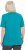 Ulla Popken Essential Notch Neck Stretch Tee Teal - T-skjorter - 