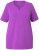 Ulla Popken Essential Notch Neck Stretch Tee Purple - T-skjorter - 