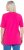 Ulla Popken Essential Square Neck Stretch Tee Magenta Pink - T-skjorter - 