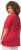 Ulla Popken Essential Square Neck Stretch Tee Dark Pink - T-skjorter - 