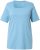 Ulla Popken Essential Square Neck Stretch Tee Light Teal - T-skjorter - 