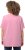 Ulla Popken Essential Square Neck Stretch Tee Light Pink - T-skjorter - 