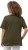 Ulla Popken Double Layer Rounded V-Neck Slim Fit Tee Forest Green - T-skjorter - 