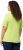 Ulla Popken Double Layer Rounded V-Neck Slim Fit Tee Lime Green - T-skjorter - 