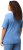 Ulla Popken Double Layer Rounded V-Neck Slim Fit Tee Cloud Blue - T-skjorter - 