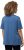 Ulla Popken Double Layer Rounded V-Neck Slim Fit Tee Denim Blue - T-skjorter - 