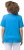Ulla Popken Double Layer Rounded V-Neck Slim Fit Tee Sapphire Blue - T-skjorter - 