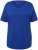 Ulla Popken Double Layer Rounded V-Neck Slim Fit Tee Cobalt Blue - T-skjorter - 