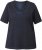 Ulla Popken Lace Trim Short Sleeve Tee Navy Blue - T-skjorter - 