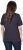 Ulla Popken Lace Trim Short Sleeve Tee Navy Blue - T-skjorter - 