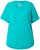 Ulla Popken UPF 50 Quick Drying Tee Turquoise - T-skjorter - 