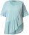 Ulla Popken Asymmetric Flounce Panel Short Sleeve Tee Light Moss Green - T-skjorter - 