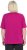 Ulla Popken Antibacterial Short Sleeve Draped Tee Light Magenta - T-skjorter - 