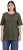 Ulla Popken Basic Round Neck Short Sleeve Relaxed Fit T-Shirt Olive Grey - T-skjorter - 