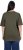 Ulla Popken Basic Round Neck Short Sleeve Relaxed Fit T-Shirt Olive Grey - T-skjorter - 
