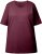 Ulla Popken Basic Round Neck Short Sleeve Relaxed Fit T-Shirt Dark Red - T-skjorter - 