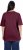 Ulla Popken Basic Round Neck Short Sleeve Relaxed Fit T-Shirt Dark Red - T-skjorter - 