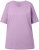 Ulla Popken Basic Round Neck Short Sleeve Relaxed Fit T-Shirt Lavender Pink - T-skjorter - 
