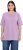 Ulla Popken Basic Round Neck Short Sleeve Relaxed Fit T-Shirt Lavender Pink - T-skjorter - 