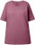 Ulla Popken Basic Round Neck Short Sleeve Relaxed Fit T-Shirt Dark Rose Red - T-skjorter - 