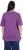 Ulla Popken Basic Round Neck Short Sleeve Relaxed Fit T-Shirt Purple - T-skjorter - 