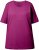 Ulla Popken Basic Round Neck Short Sleeve Relaxed Fit T-Shirt Berry Purple - T-skjorter - 
