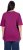 Ulla Popken Basic Round Neck Short Sleeve Relaxed Fit T-Shirt Berry Purple - T-skjorter - 