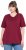 Ulla Popken Eco Cotton Basic T-Shirt 2-Pack Red/Navy - T-skjorter - 