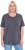 Ulla Popken Essential Round Neck Stretch Tee Graphite Grey - T-skjorter - 