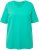 Ulla Popken Essential Round Neck Stretch Tee Turquoise - T-skjorter - 