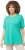 Ulla Popken Essential Round Neck Stretch Tee Turquoise - T-skjorter - 
