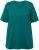 Ulla Popken Essential Round Neck Stretch Tee Dark Emerald - T-skjorter - 