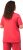 Ulla Popken Essential Round Neck Stretch Tee Dark Coral - T-skjorter - 