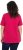 Ulla Popken Essential Round Neck Stretch Tee Dark Raspberry - T-skjorter - 
