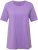 Ulla Popken Essential Round Neck Stretch Tee Pale Lilac - T-skjorter - 