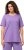 Ulla Popken Essential Round Neck Stretch Tee Pale Lilac - T-skjorter - 